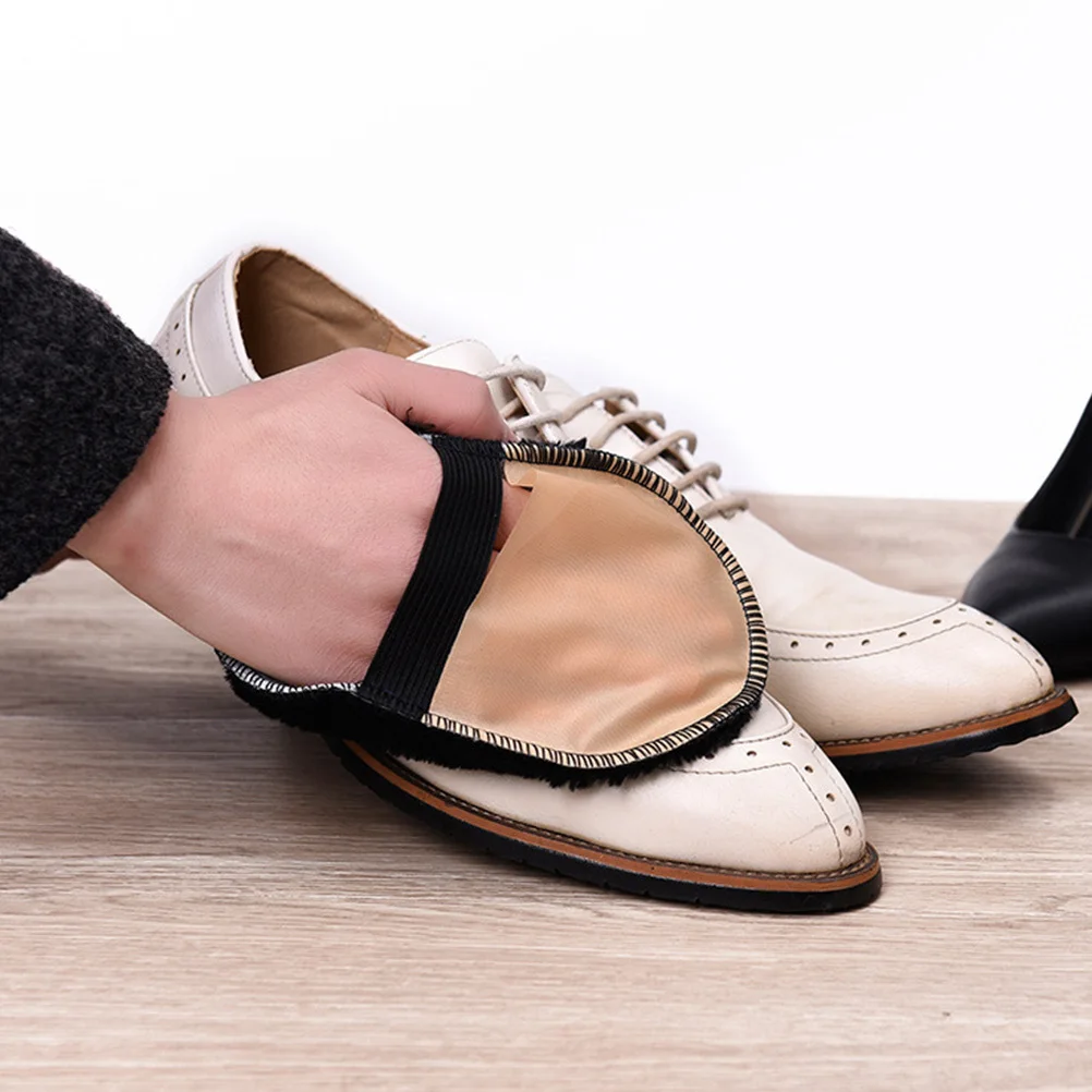 

10Pcs Shoe Cleaning Gloves Efficient Simulation Wool Shoe Polishing Tool Multipurpose Shoes Care Cleaner Shoes Cleaner Gloves