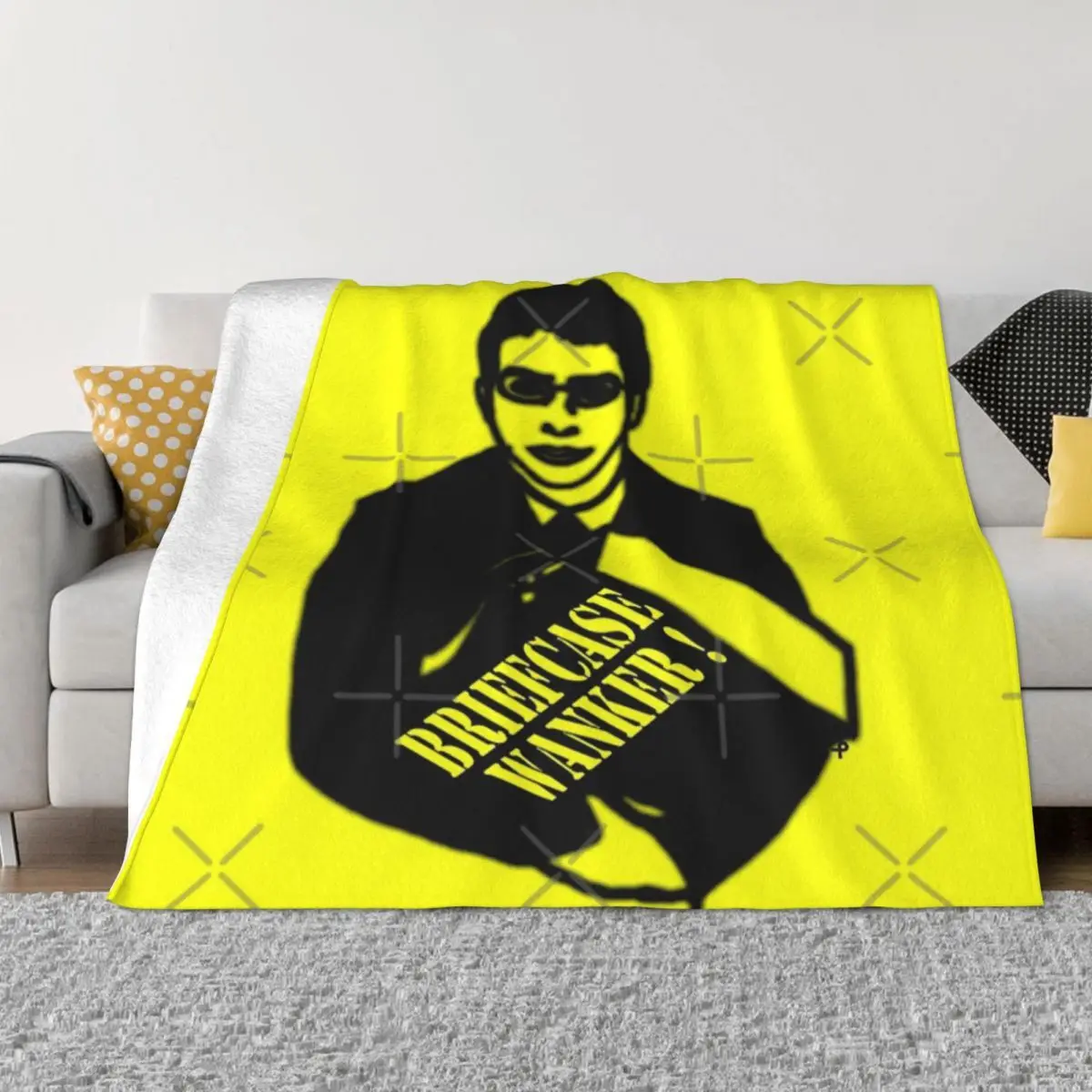 The Inbetweeners - Briefcase Wanker Home Blankets Blankets & Throws Winter Warm Blanket Throw Blanket