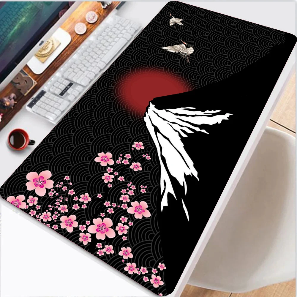 Mouse Mat Office Accessories Sakura Desk Mat Mouse Pad 900x400 Pad for Computer Mouse Desk Gadgets Gaming Mats Extended Pad