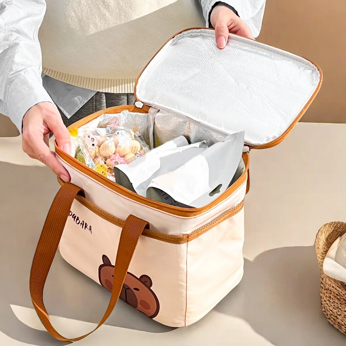 Urocza torba termiczna na lunc – Food Storage Bags Reusable recenzja i cena