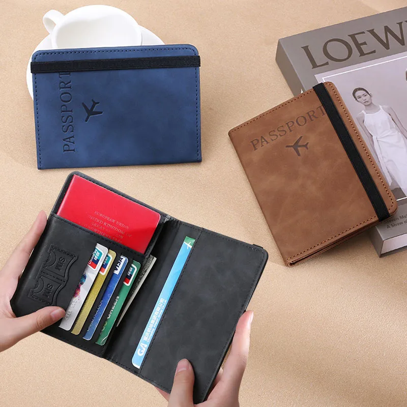 

Travel Essential Passport Holder New Passport Book Holders Travel Accessories/Passport Pouch Wallet Cover Case for Men/Women