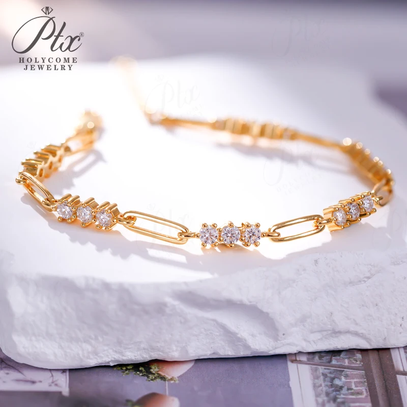 

Браслет 3,0 мм, круглая огранка, цвет D, муассанит, стерлинговое серебро 925 пробы, подарок на День Благодарения, годовщину, очаровательные свадебные украшения 16 + 3 см