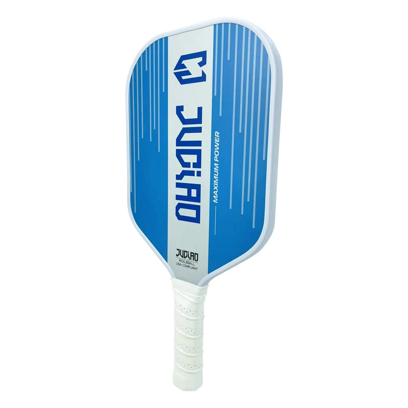 Juciao-paleta Pickleball, superficie de fibra de carbono, mejora el punto dulce, núcleo de panal de polipropileno, raqueta Pickleball, 16mm