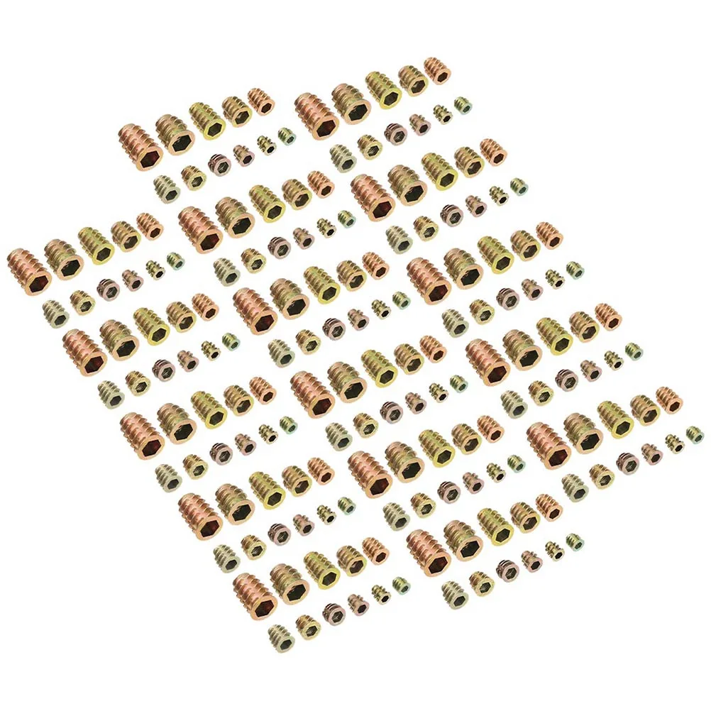 50 قطعة جزءا لا يتجزأ من الجوز السحابة سبائك الزنك الأثاث المسمار الخيوط موصل للأثاث الخشبي برميل الترباس المقبس رئيس محرك الرأس