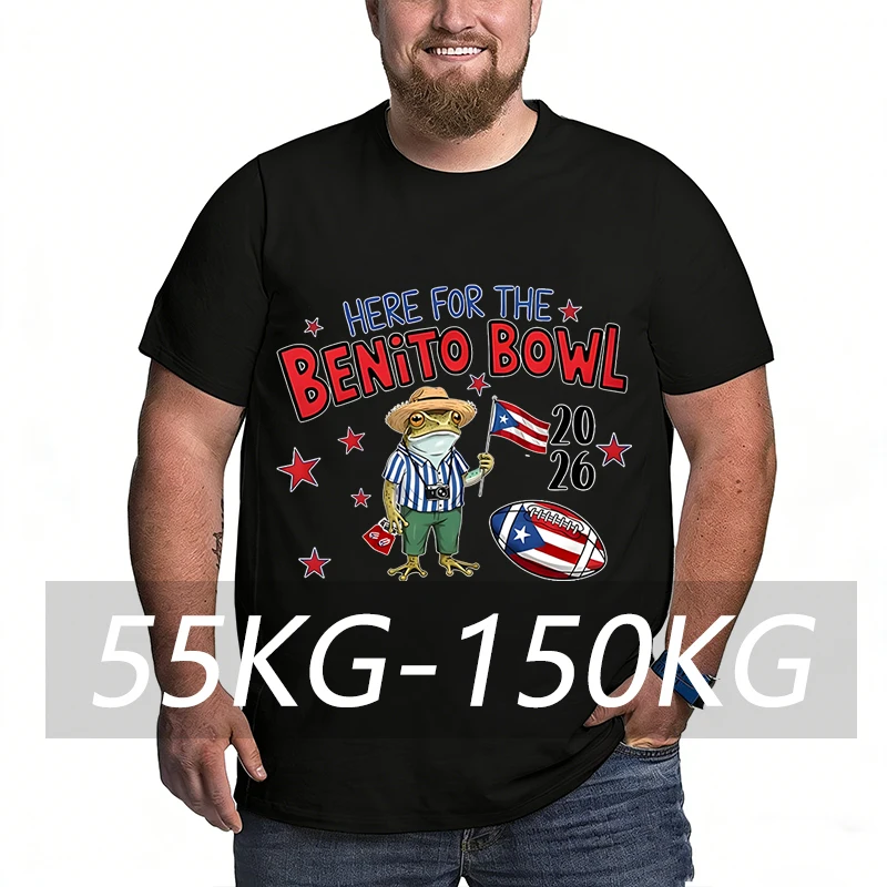 Vintage Puerto Rican Halftime Show T-shirt Fun Frog Women Men Plus Size 5XL 6XL Tees Short Sleeve Kids Crewneck Tshirts Gifts