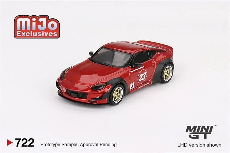 

MINI GT Mijo Exclusives 1:64 Z Pandem Passion Red Литая под давлением модель автомобиля