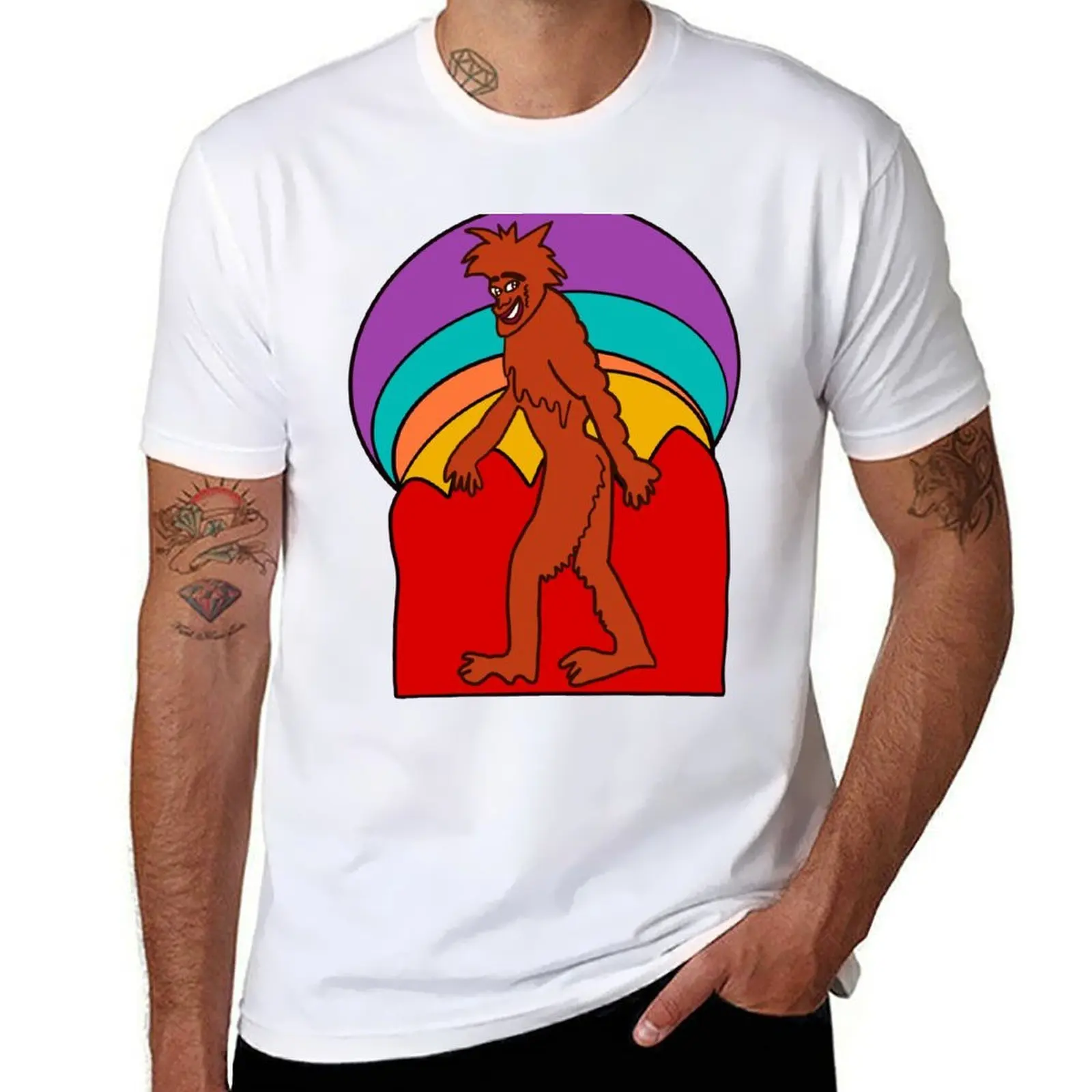 

Sedona Sasquatch Sunset T-Shirt man t shirts cotton t shirt for man T-Shirt