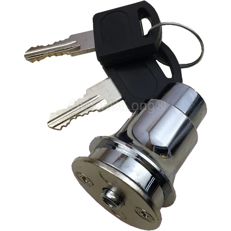 

Chromed 6PCS Zinc Alloy Showcase Glass Cabinet Door Locks Jewelry Display Cabinet Locks File Cabinet Push Locks Keys Alike