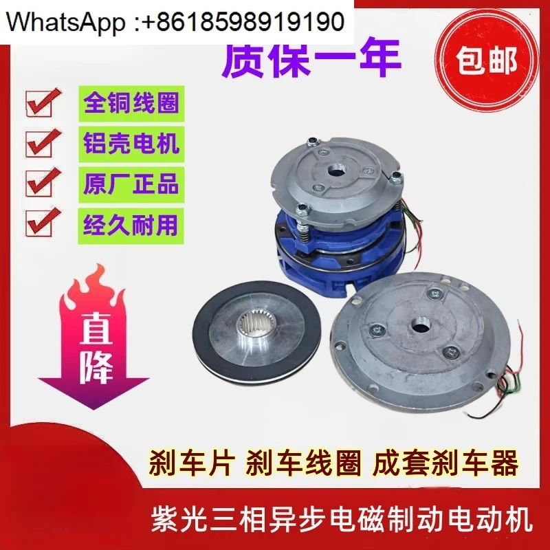 accessoires-de-moteur-de-frein-a-lumiere-violette-bma71-80-90-100-ensemble-complet-de-plaque-de-friction-de-frein-bobine-electromagnetique