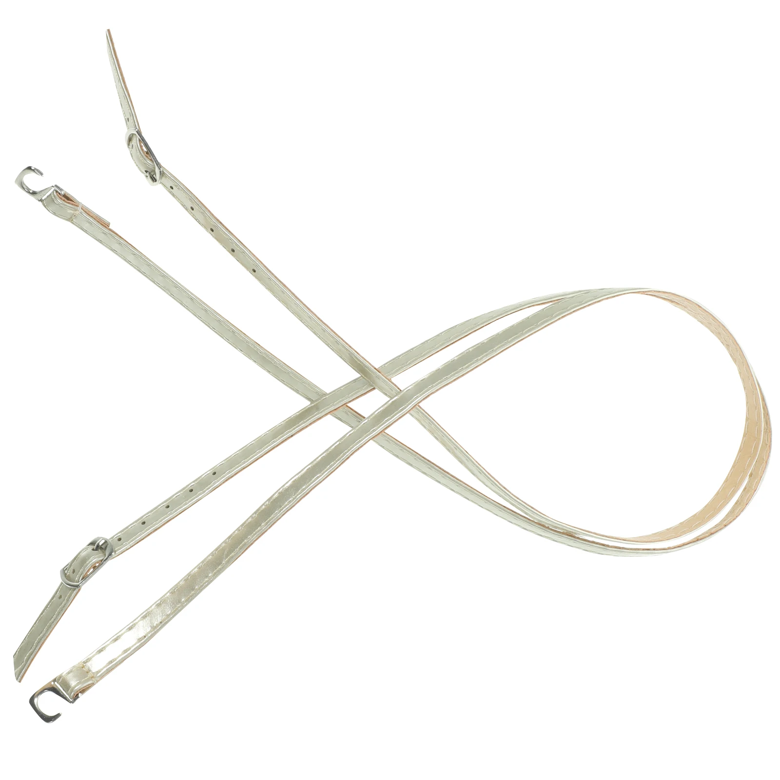 

High Heel Anti Drop Shoelaces Detachable Straps Lightweight PU Material Multi Color Matches Heels Shoe Accessories