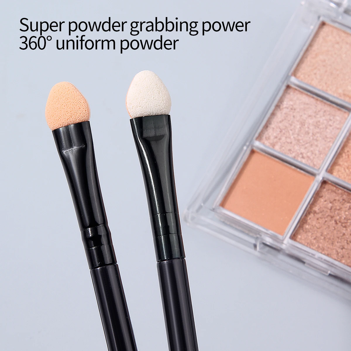 10/20/30PCS Sponge head eyeshadow brush set, double-sided dry and wet dual-purpose blending brush, makeup brush tool