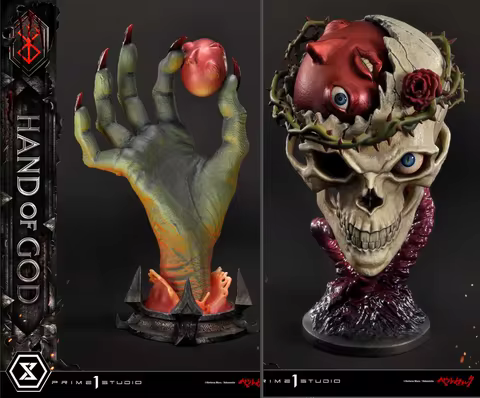 Original Prime 1 Studio 1/1 Berserk Spine and Armor LSBR-02 Hand of God Skeleton Knight LSBR-03 Statue Collection Ornament Gift