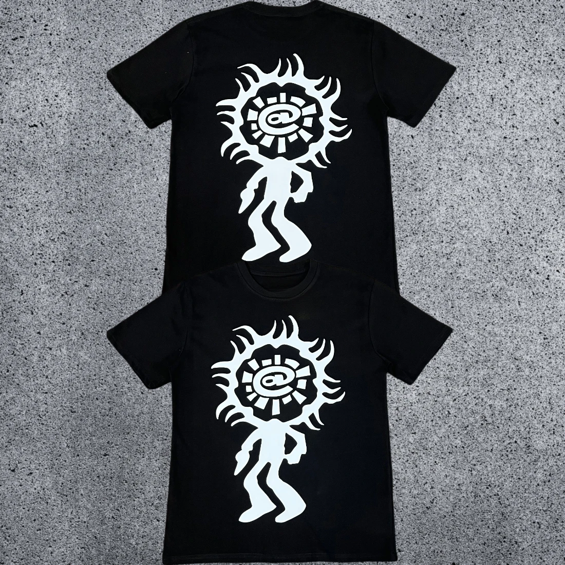 Summer Rare AD Short-sleeved WYSD TALK Sun Roll Fun Printed American High Street Skateboard Cotton Round-neck T-shirt