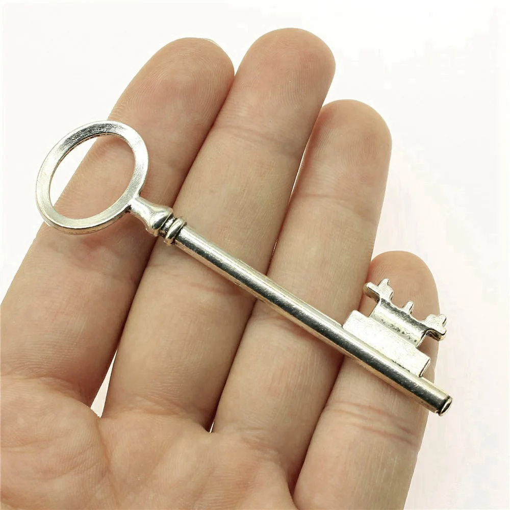 2pcs/lot Big Key Charms For Jewelry Making Accesories