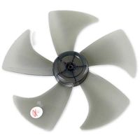 Fan Parts 5-blade Grey transparent fan blade for 400mm 16 inch with 8mm central hole
