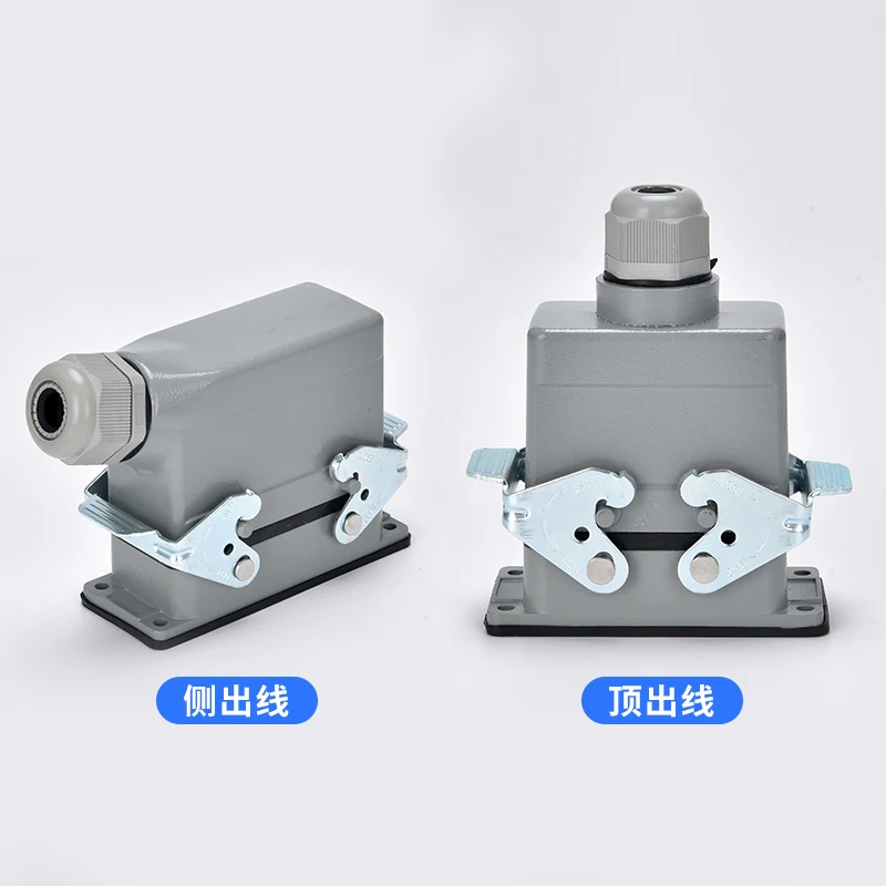 Reloading The Aviation Plug Connector Rectangle HDC - HE - 024 Industrial Socket 24 48 Core Waterproof 16 A Hot Runner