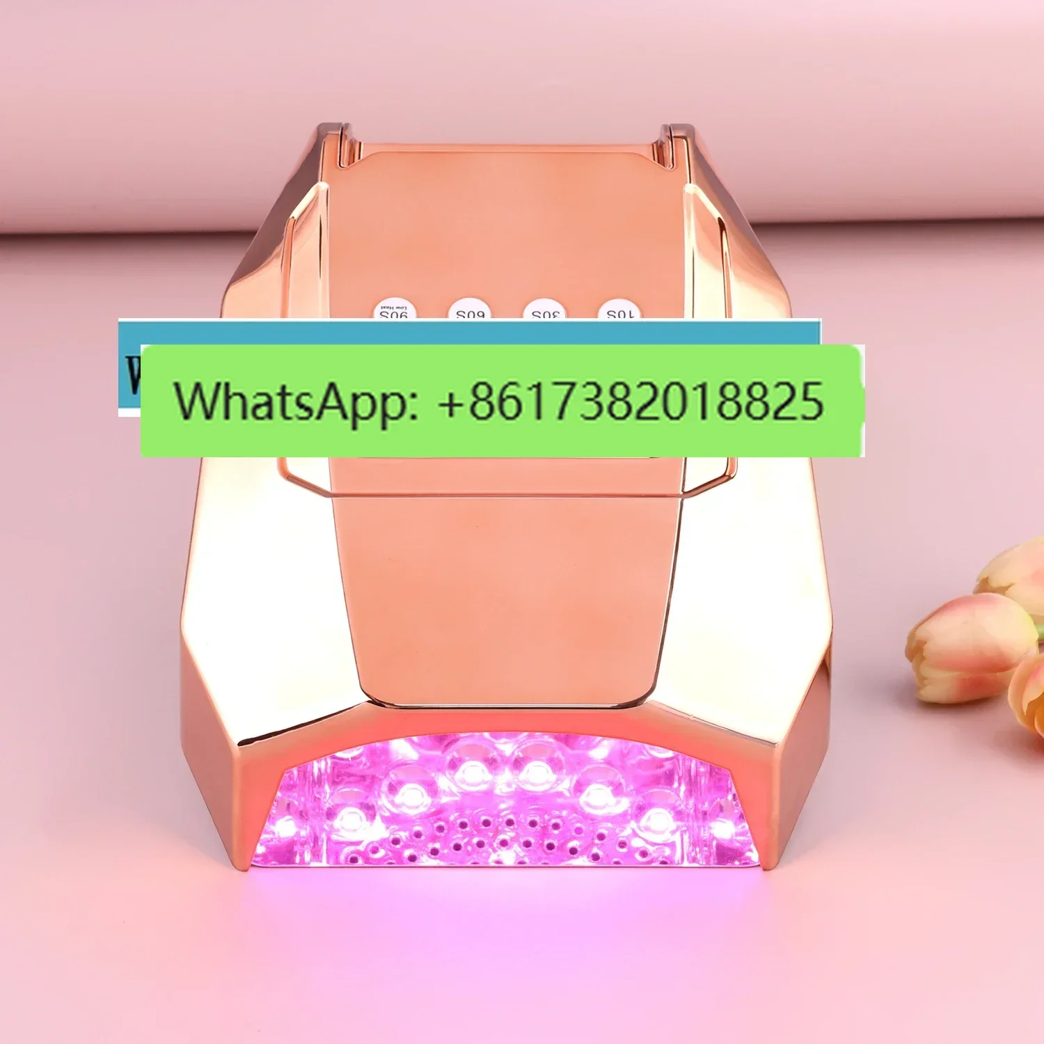 96W LED Nail Light Rechargeable Battery UV