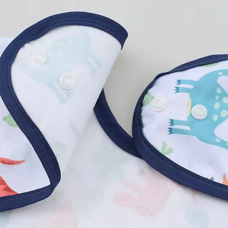 Coverall Bayi Bib Makan Makanan Anak Bib Makan Penutup Kursi Balita Menggambar Bib Tahan Air Uniseks Celemek Bib untuk Anak