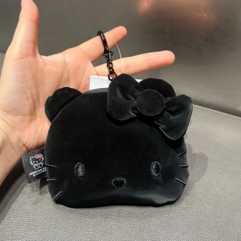 Cartoon Sanrio Coin Purse Hello Kitty Mini Card Bag Keychain Earphone Storage Bag Portable Storage Bag