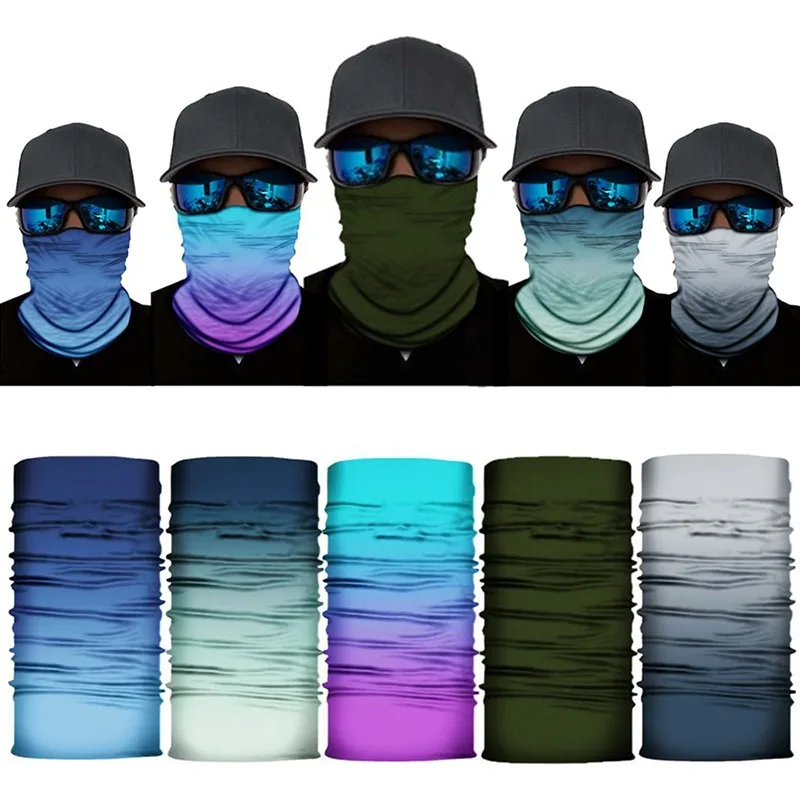 Balaclava Man Mask Bandana High Elastic Seamless Bandana Buff Gaiter Hunting Headband Cycling Fishing Tube Face Shield Men Scarf