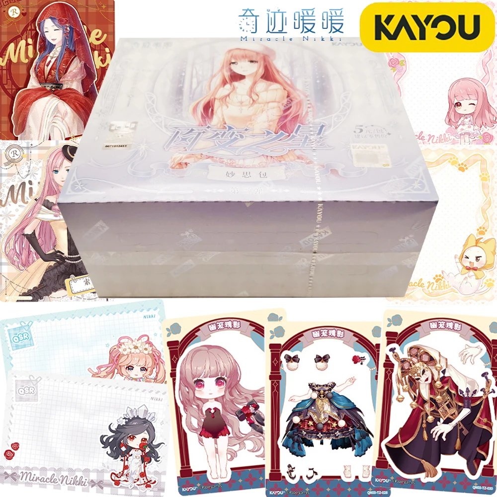 

KAYOU Genuine Miracle Nikki Rare Cards Fashion Trend Dress Up Game High Quality Exquisite Peripheral Collection Cards Toys Gifts