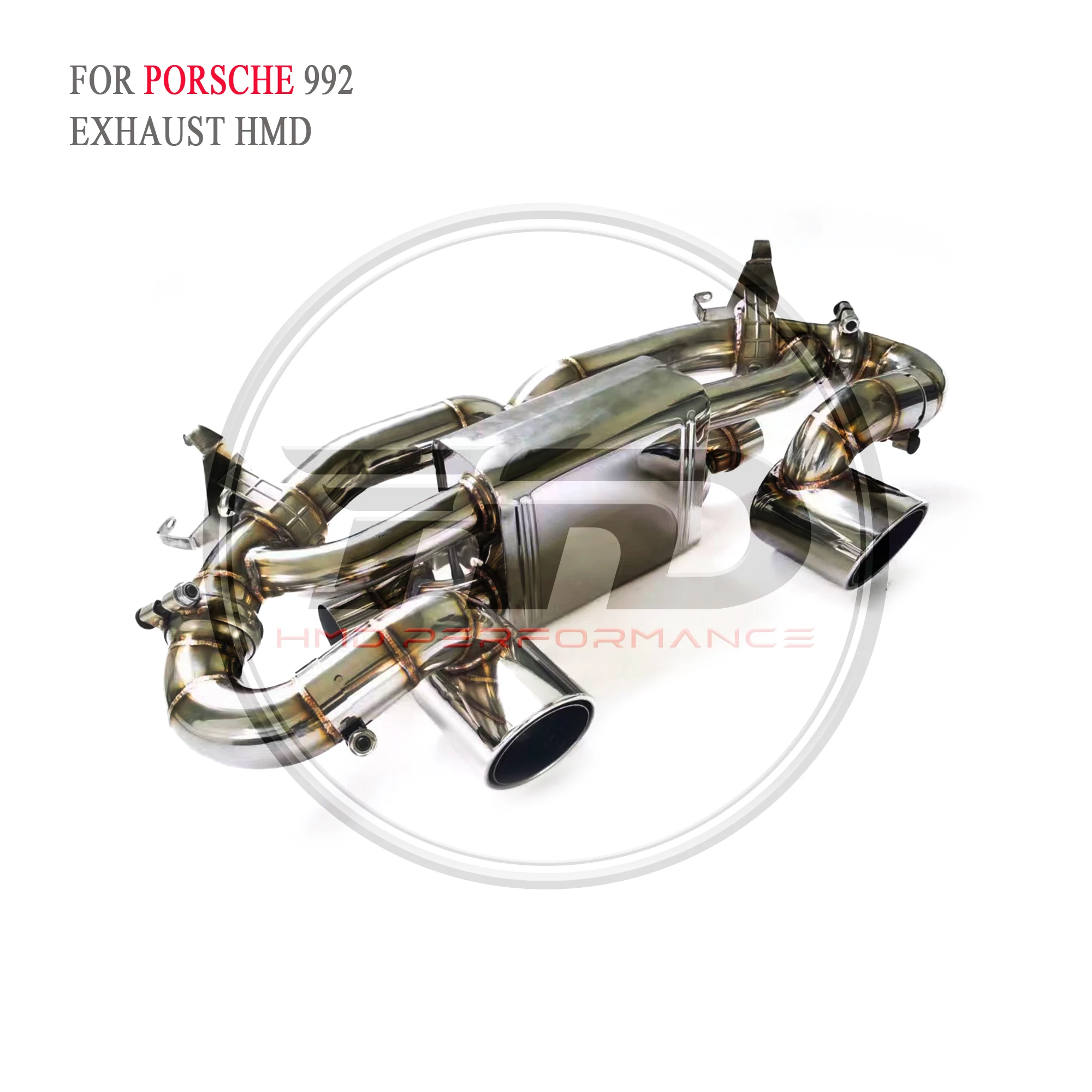 

HMD Exhaust System High Flow Performance Catback for Porsche 992 Car Accessories with Valve