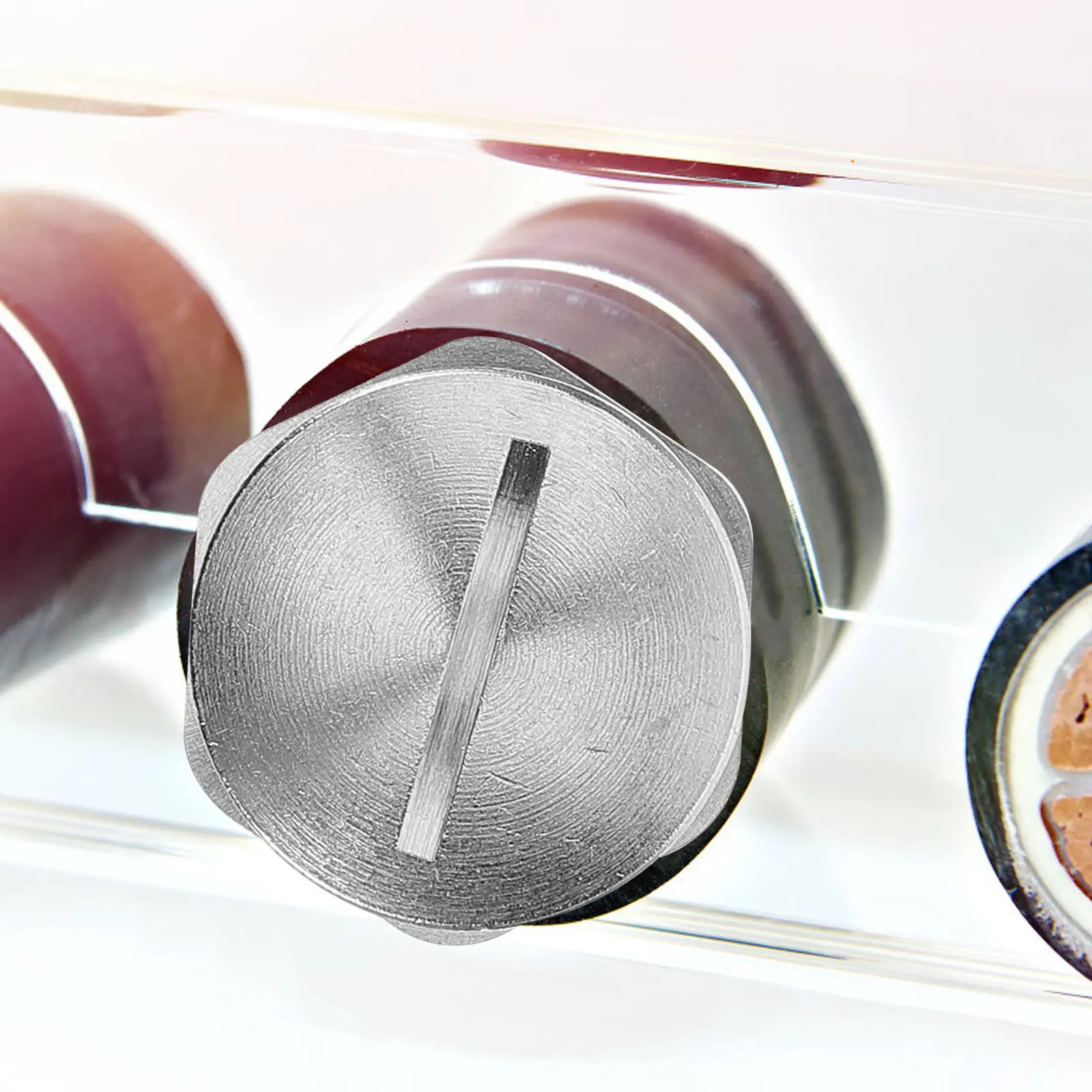 2Pcs Metal Round Hole Closure Plugs Waterproof Sealing Stoppers for Hoses Containers Tubes DIY Repair Leak Prevention