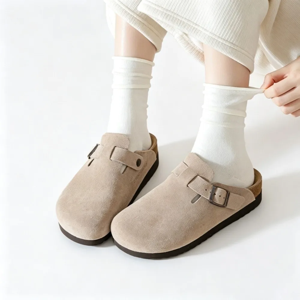 No Bone Mid Tube Socks Seamless Solid Color Mid Calf Socks Soft Breathable Versatile Casual Roll Top Slouch Socks Daily Use