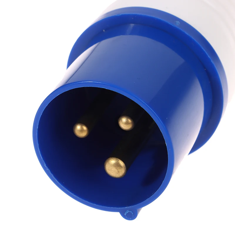 Enchufes impermeables industriales de 3 pines, conector macho/hembra, 220V, 16A, IP44, 2P, para caravana, autocaravana, remolque, camión, yate
