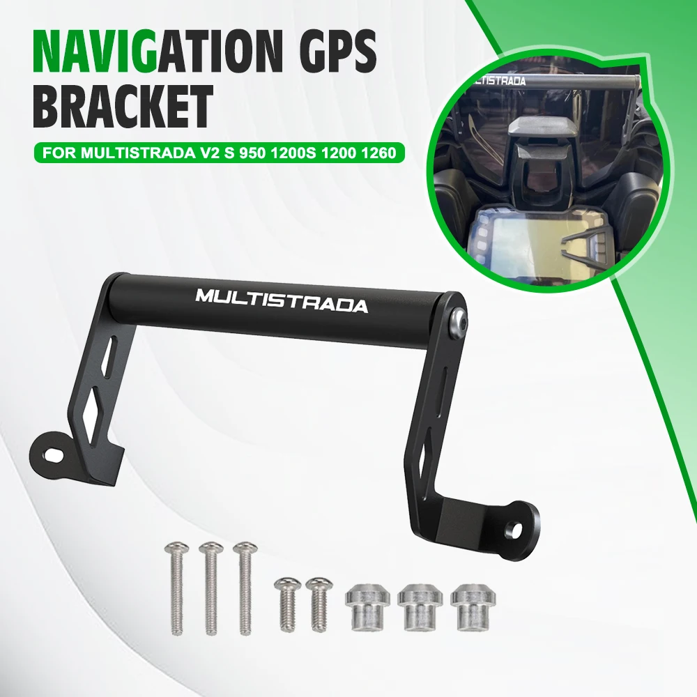 

For Ducati MULTISTRADA V2S V 2 S Travel 1260 1200 2016 - 2022 2023 Motorcycle GPS Phone Navigation Bracket Holder Support Mount