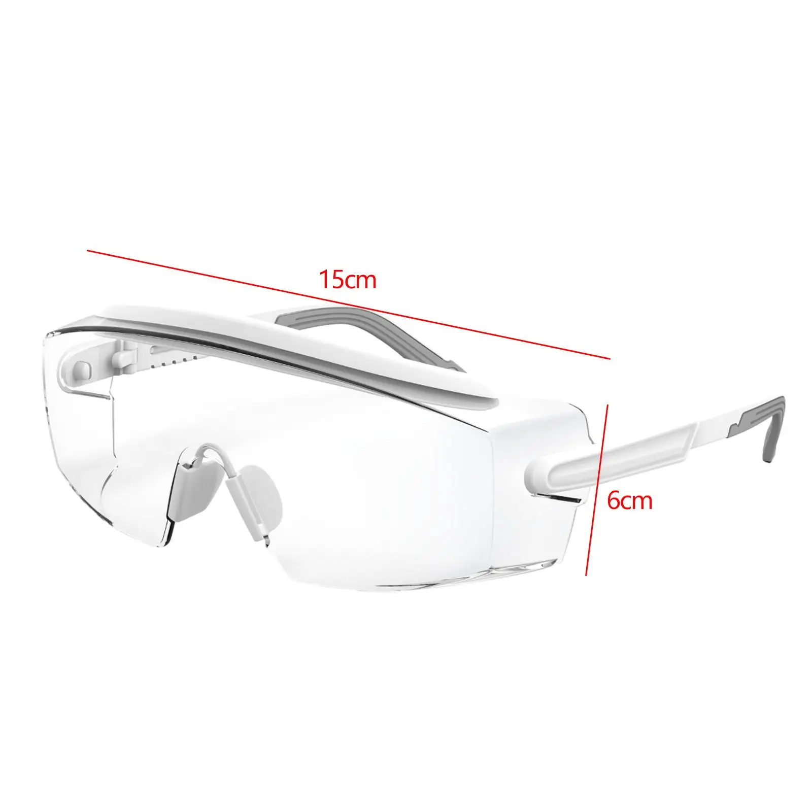 over Eyeglasses Dustproof Anti Eye Protection Protective Eye Glasses for Men and Women Cycling