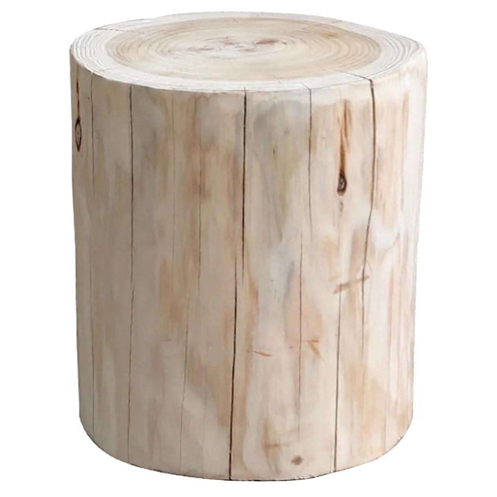 

Solid Wood Stool Tree Stump Mini Toddler Small Stools Log Classroom Bedside Table Step Outdoor