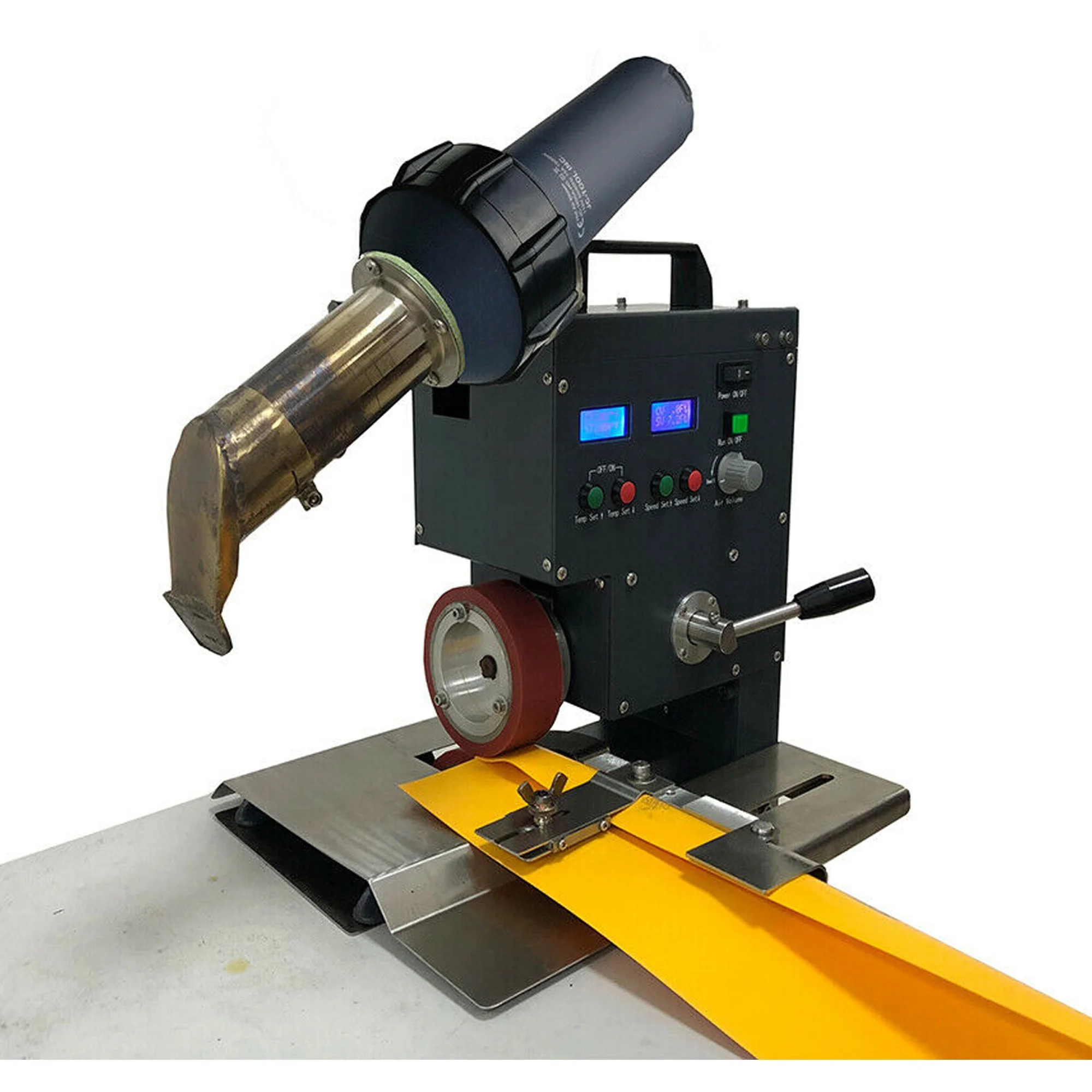 ماكينة لحام بالهواء الساخن مثبتة على الطاولة