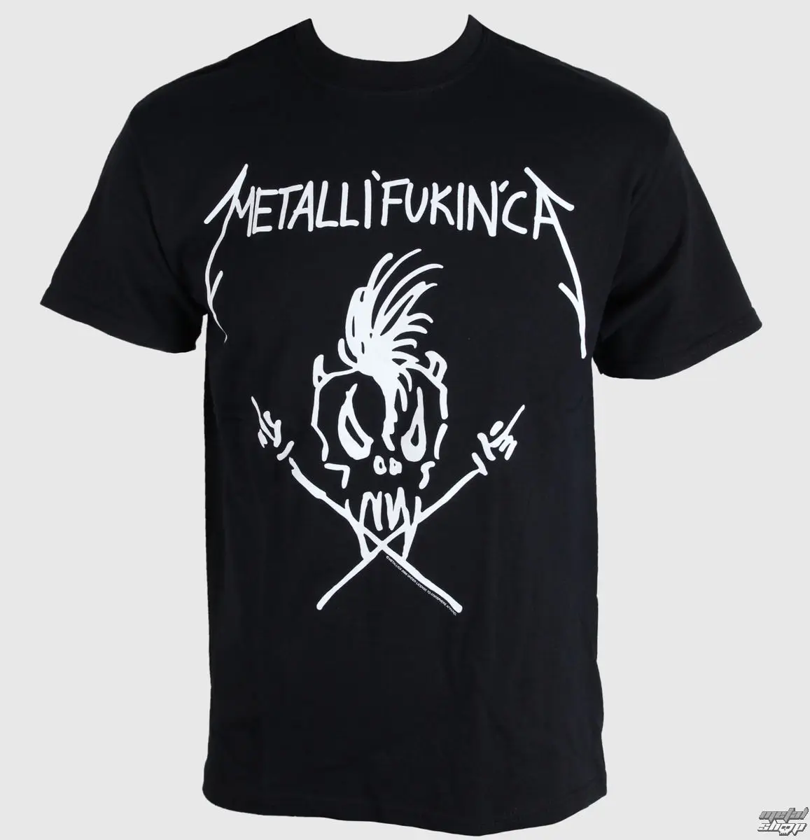 

Men's T-shirt Metallica - Metalifukinca - Black - Rock OFF 2026 Summer Pure Cottons High-end Luxury Unisex Style