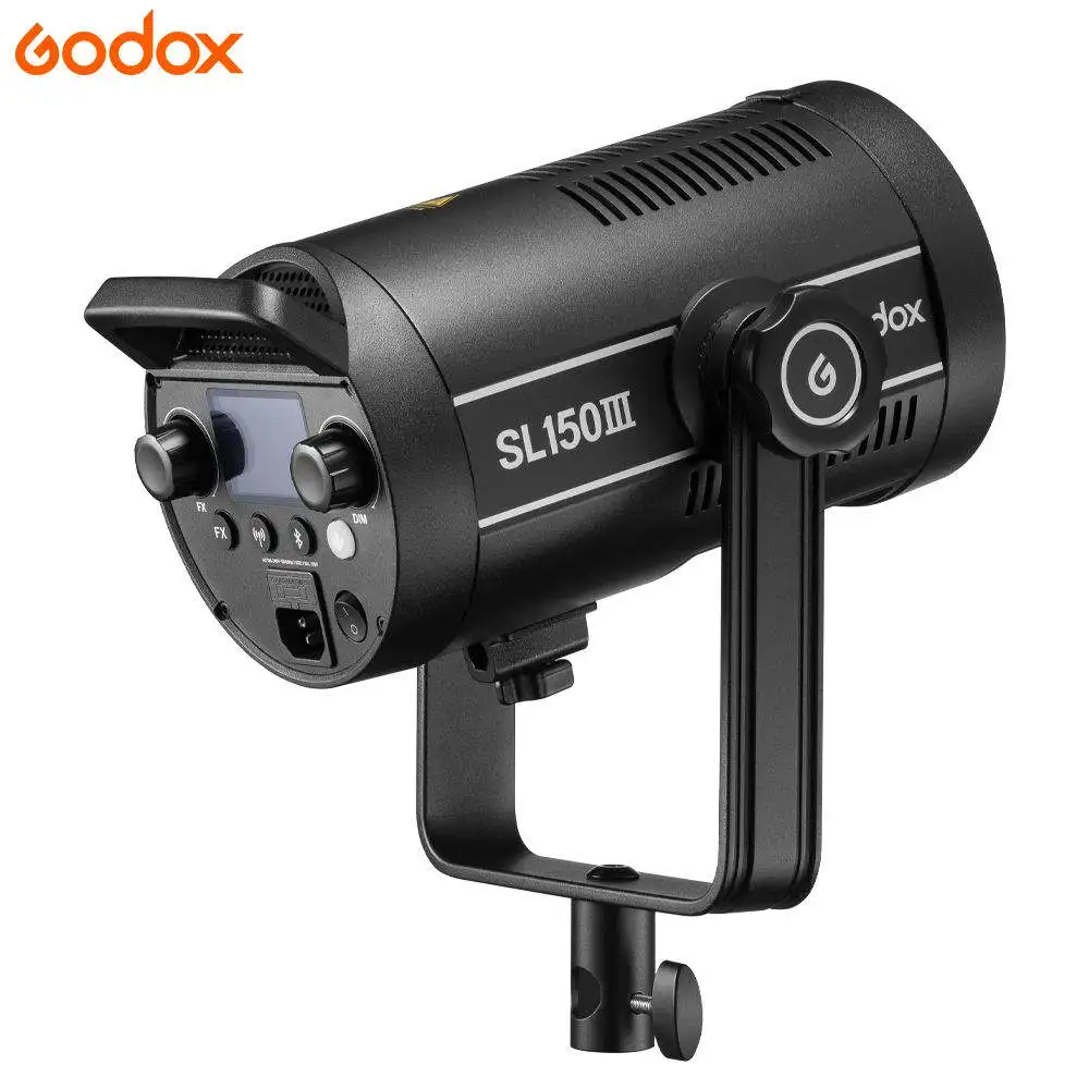 Newest Godox SL150 III SL150W Portable Continuous 5600K LED Video Light 150W Studio Live Streaming YouTube Phone Video Shooting