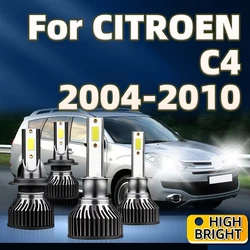 4PCs Led Lamps 150W Headlight H1 H7 Light Bulbs Kit Plug And Play For CITROEN C4 2004 2005 2006 2007 2008 2009 2010