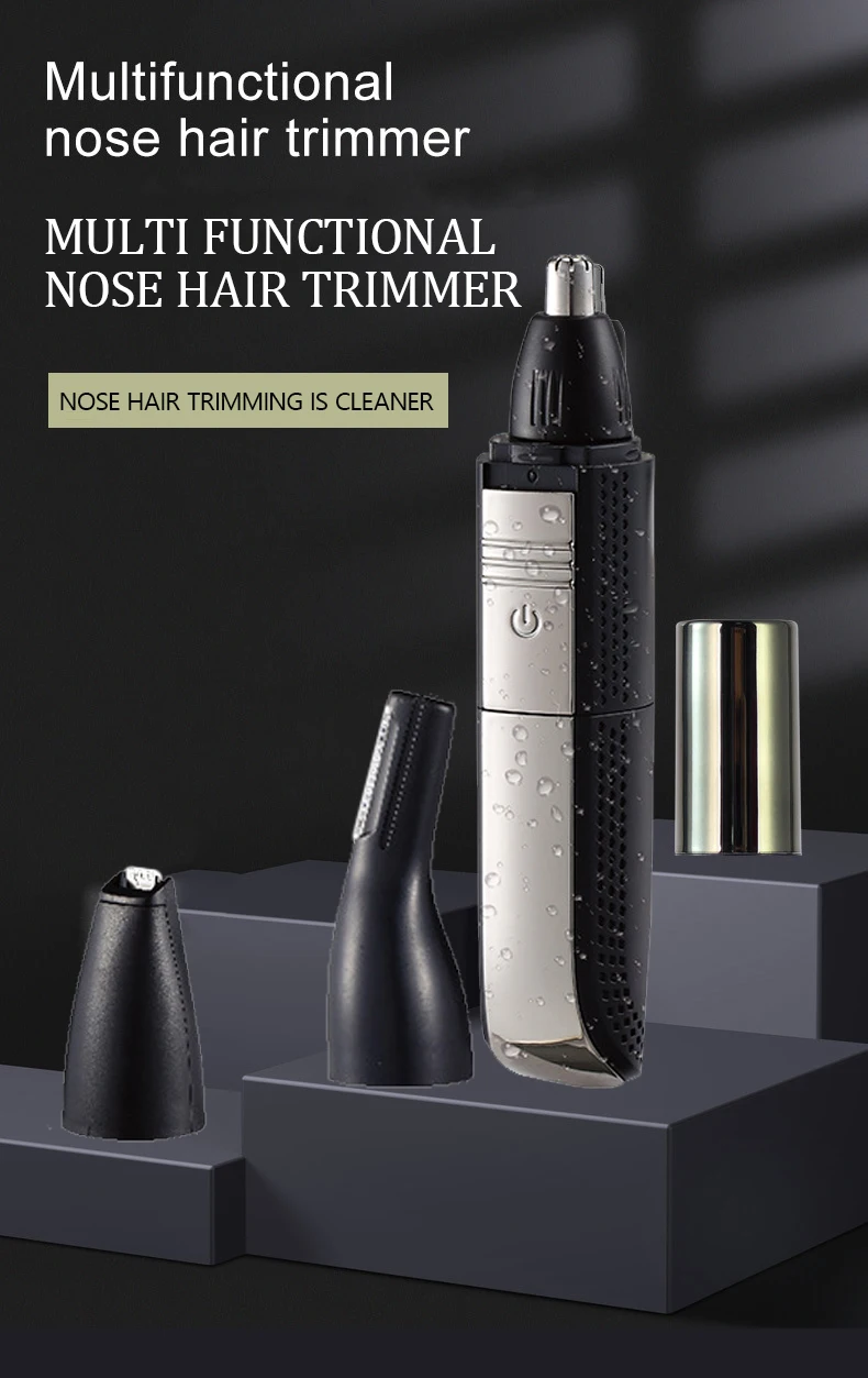 Kemei Nasenhaartrimmer KM-385 tragbarer All-in-One-Nasenhaartrimmer zum Waschen des ganzen Körpers und zum Trimmen der Augenbrauen. ﻿ – Detail 1
