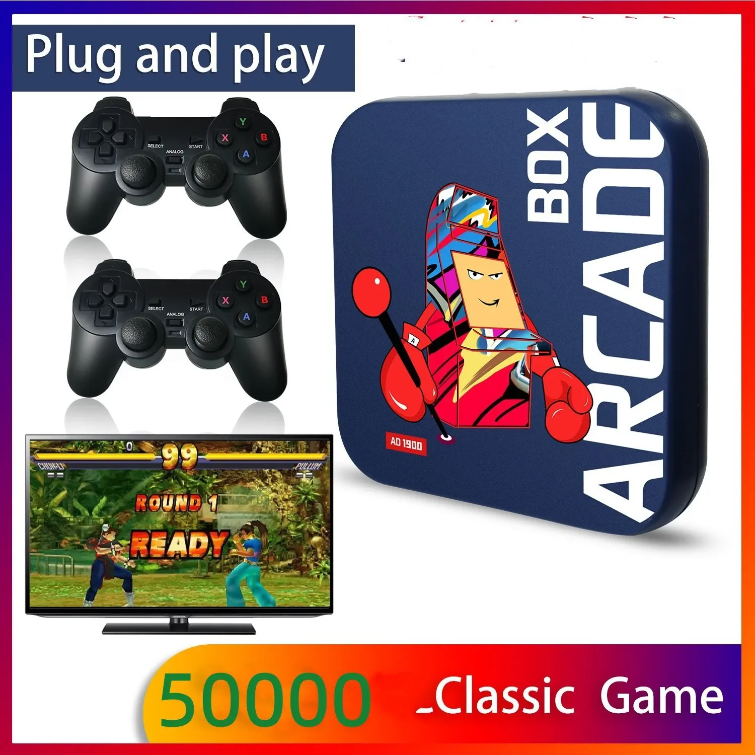 Arcade Box TV Game Console Box Nostalgic 30000 Games Arcade PS1, psp,n64,DC