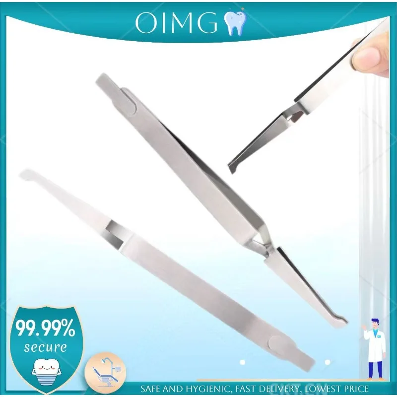 

1/10 шт., стоматологический кронштейн, пинцет, ортодонтические обратные действия, зубчатые стоматологические инструменты, стоматологические инструменты из нержавеющей стали, стоматолог