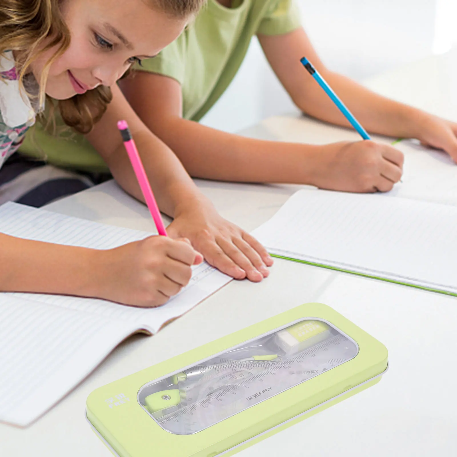 Disegno Bussola Strumento Righello Set Strumenti Forniture per ufficio Kit da disegno Kit di geometria per bambini