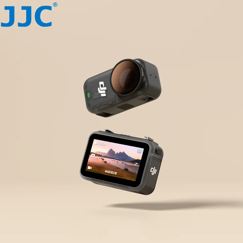 مرشح كاميرا JJC لملحقات DJI Osmo Nano ND UV 1/2 مرشح ضباب أسود مجموعة مرشح عدسة محايدة الكثافة لكاميرا الحركة