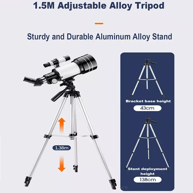 Telescopio astronómico profesional monocular nocturno para acampar - imagen 5