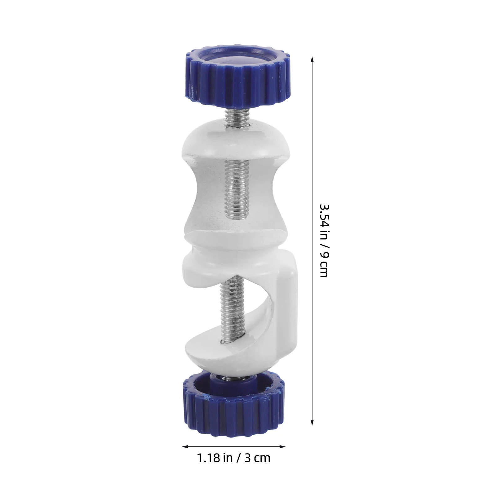 Dual Thumbscrew Lab Clamp Chemistry Adjustable Boss Head Cross Clamp 90 Degree Rod Connector Universal Support Stand Laboratory