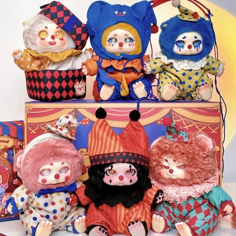 سينو دريم لاند السيرك سلسلة أفخم صندوق أعمى اللعب لطيف عمل أنيمي الشكل Kawaii صندوق غامض نموذج مصمم ألعاب الدمى الهدايا ﻿