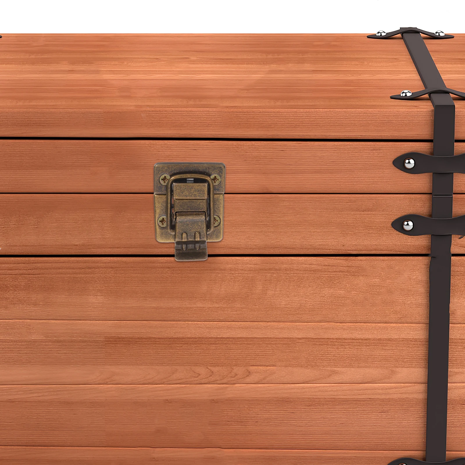 

6pcs Vintage Box Buckles Iron Decorative Hasp Latch For Chest Wooden Case Makeup Jewelry Storage Trunk Toggle Catch