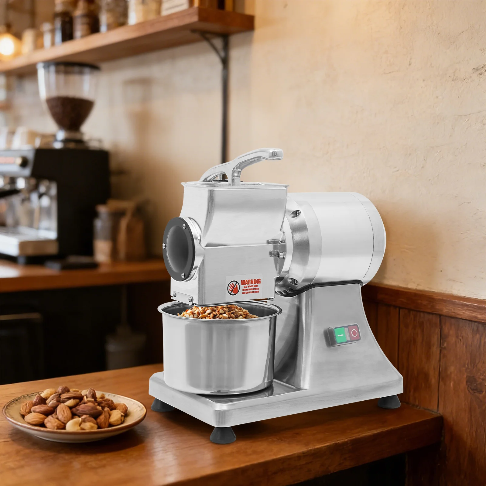 Electric Cheese Grating Machine Chocolate Chili Food Grating Machine Cheese Grinder Food Prep Machine for Canteen Coffee Shop Dessert Store