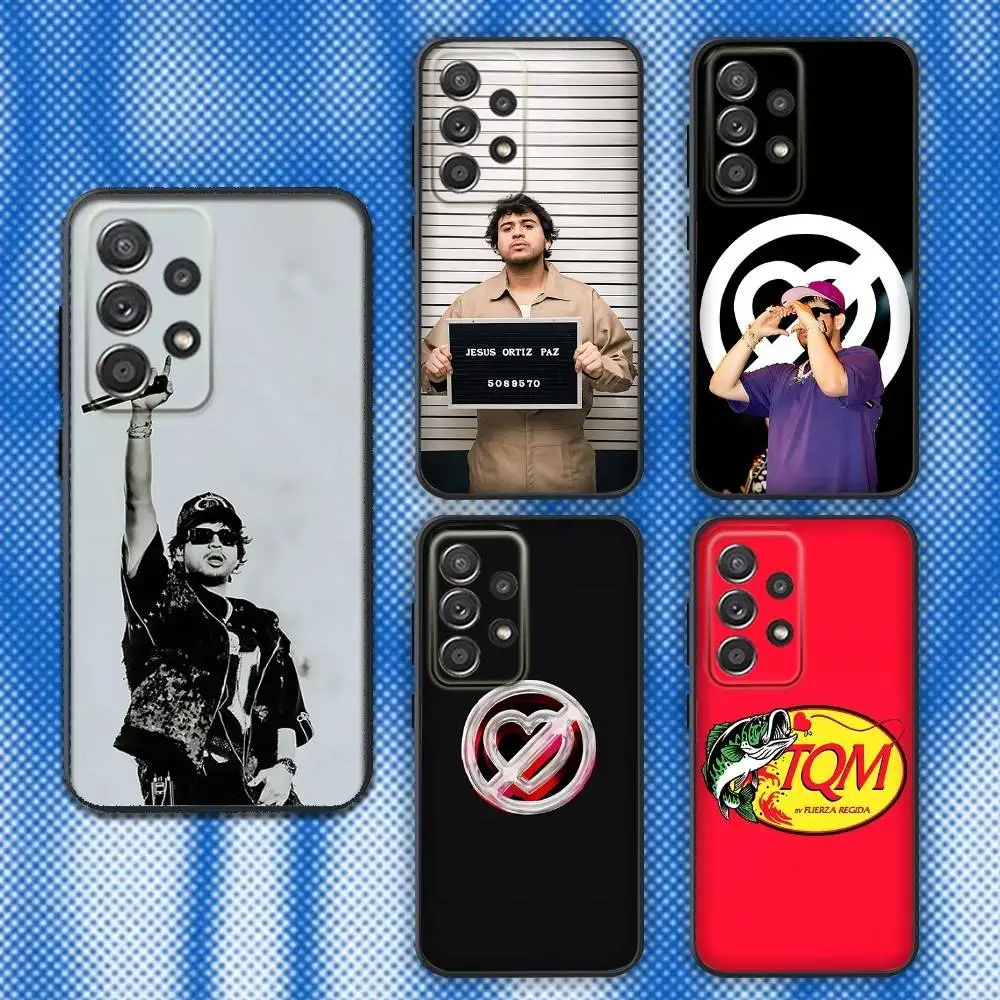 

Rapper JOP F-Fuerza Regida Phone Case For Samsung S25,S24,S21,S22,S23,S30,Ultra,S20,Plus,Fe,Lite,Note,10,9,5G Black Cover