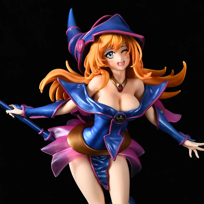 

New 28cm Yu-Gi-Oh! Figure Black Magician Girl Yu-Gi-Oh! Action Figures Gk Dark Magician Girl Model Doll Customized Toys Gifts
