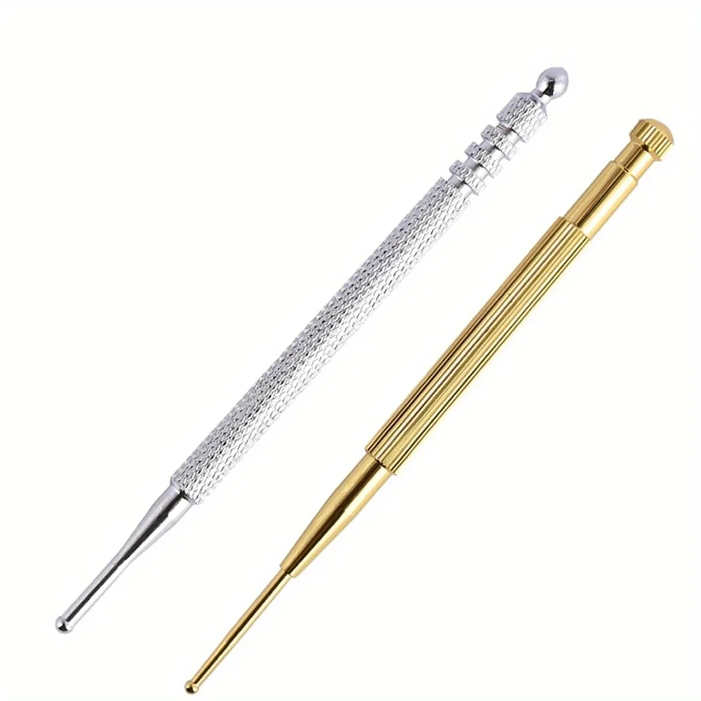 Two sets of acupoint massage pens, auricular acupoint pen, stainless steel meridian massage needle, acupoint pen, body acupoint