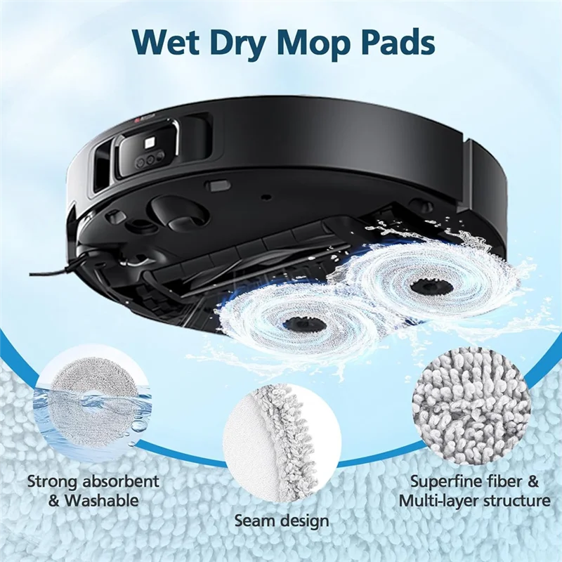 ملحقات M04K لأجزاء المكنسة الروبوتية Dreame L40 Ultra / X40 Ultra / X40 Master وMOVA P10 / P50 Pro Ultra